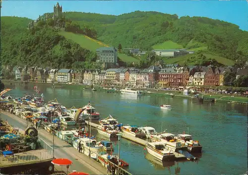 Ansichtskarte Cochem Kochem Panorama-Ansicht Blick Mosel Yacht-Hafen 1972