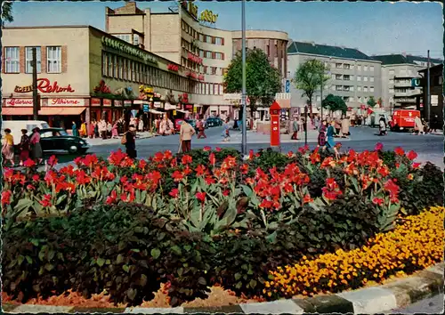 Berlin Geschäfte reges Treiben am Gesundbrunnen (Badstraße) 1969