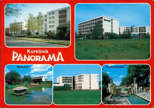 Bad Waldliesborn Ortsansichten Kurklinik Panorama (Mehrbildkarte) 1992