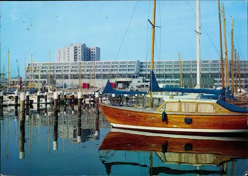 Ansichtskarte Schilksee-Kiel Olympia-Hafen 1984