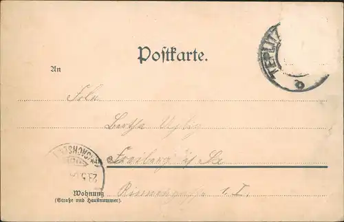 Postcard Teplitz-Schönau Teplice Restaurant auf dem Schloßberg 1904