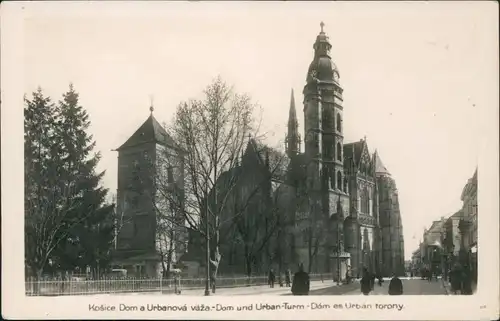 Kaschau Košice (Kassa) Dom a Urbanová väža.-Dom und Urban-Turm-Dóm  1932