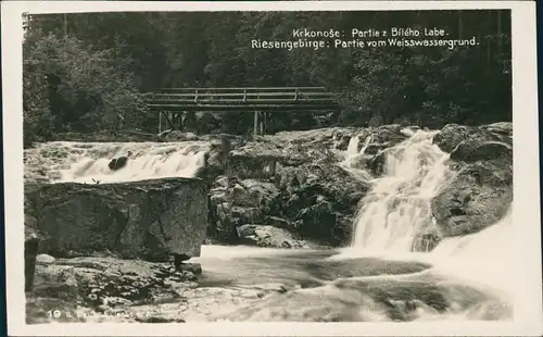 Petzer Pec pod Sněžkou Krkonoše Bílého Labe Riesengebirge Weisswassergrund 1940