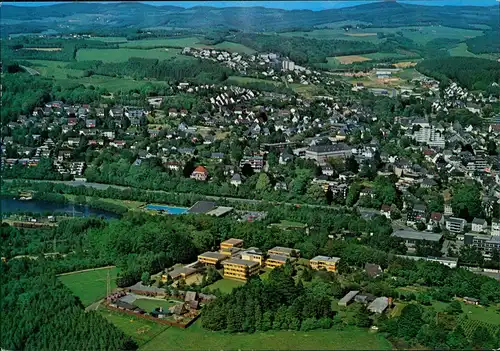 Olpe Luftaufnahme Biggesee Kolping Familien-Ferienstätte Am Finkenhagen 1977