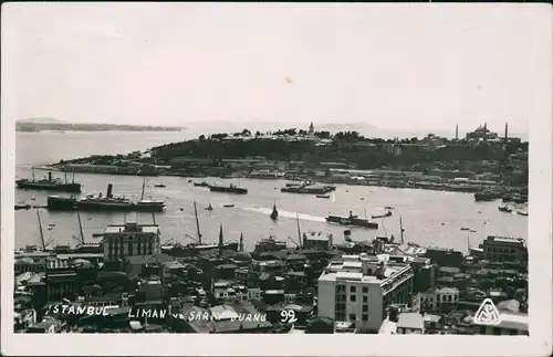 Istanbul Konstantinopel | Constantinople LIMAN V SARAY BURNU - Fotokarte 1939
