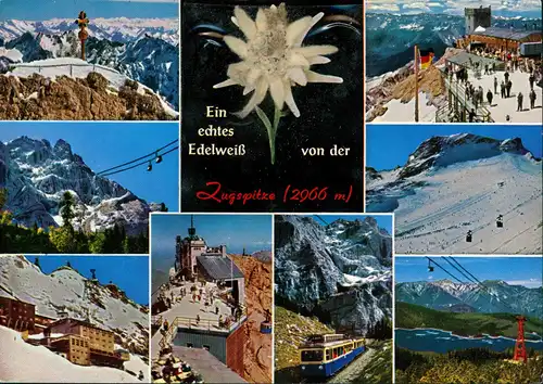 Ansichtskarte Grainau Mehrbildkarte Zugspitze Wettersteingebirge Alpen 1980