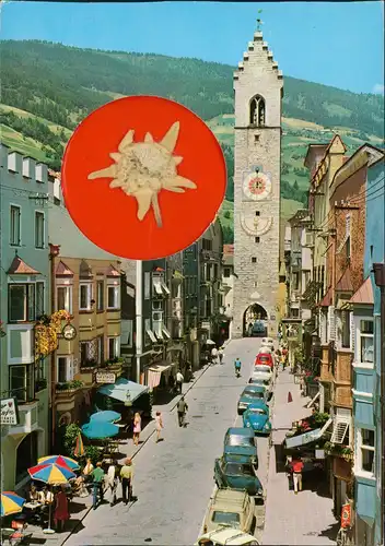 Sterzing Vipiteno Straßen Ansicht STERZING Neustadt Autos (u.a. VW Käfer) 1970