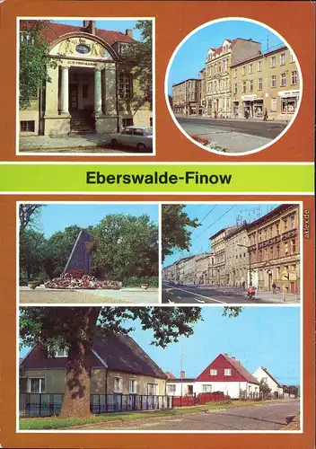 Finow Eberswalde  Schicklerstraße, Fr.-Ebert-Straße, Clara-Zetkin-Siedlung 1982