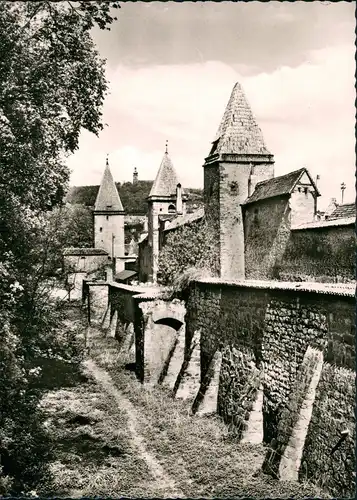 Ansichtskarte Amberg Stadtmauer beim Vilstor 1960