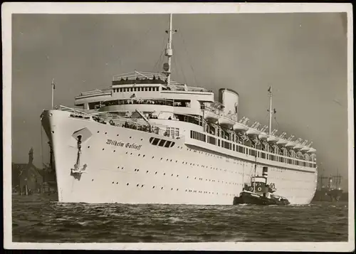 Schiffe/Schifffahrt Hochsee Passagierschiffe K.d.F.-Schiff Wilhelm Gustloff 1940