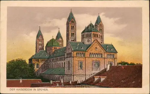 Ansichtskarte Speyer Kaiserdom 1929