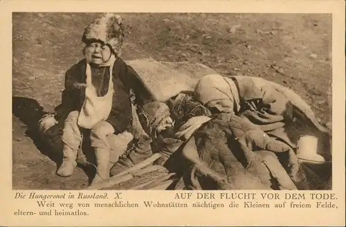 .Russland Die Hungersnot  X. Trachten / Typen (Rußland) russische Typen 1931