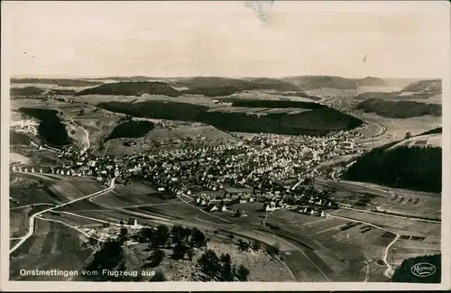 Ansichtskarte Onstmettingen-Albstadt Luftbild, vom Flugzeug aus 1932