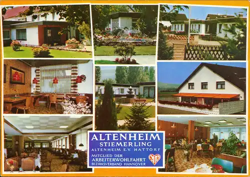 Ansichtskarte Hattorf am Harz Mehrbildkarte mit ALTENHEIM STIEMERLING 1980