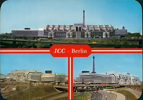 Berlin Internationales Congress Centrum ICC (Mehrbildkarte Messe) 1980