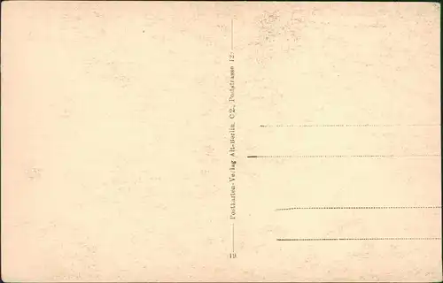 Berlin ALT-BERLIN Sonnen-Uhr im Krögel mit Lat. Inschrift: Mors certa, hora incerta 1920