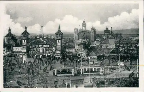 Bubny-Prag Praha Výstaviště Austellungsgelände Étendue d'exposition 1941   mit Sonderstempel u. guter Misch-Frankatur