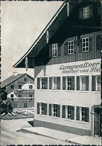 Salzburg GASTHOF PENSION FLEISCHHAUEREI Langwallner  HAUNSBERG, SALZBURG 1967