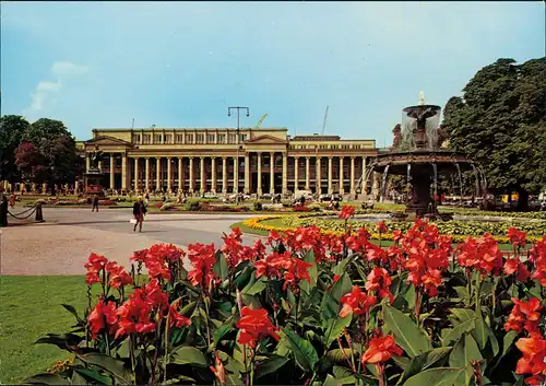 Ansichtskarte Stuttgart Schloßplatz mit Königsbau 1970