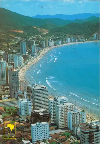 Brasilien Luftaufnahme Strand Hotel Balneario Camboriu SC Aerial View 1988