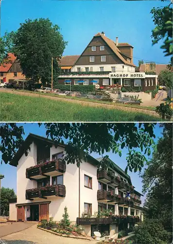 Ansichtskarte Alfdorf HAGHOF Hotel-Restaurant 1984