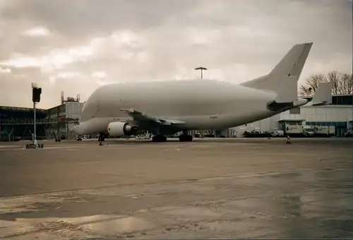 Klotzsche-Dresden Flughafen Airbus Beluga Flugzeug Airplain 2003 Privatfoto Foto