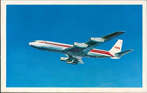 Ansichtskarte  The TWA Star Stream Flugzeug Airplane Avion 1982