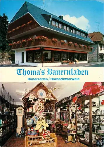 Hinterzarten Choma's Bauernladen Freiburger Straße 10 und Kirchplatz 1962