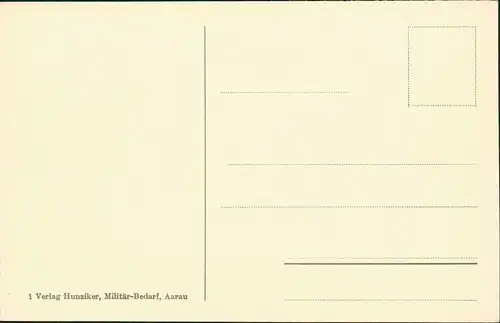 Künstlerkarte Schweiz Militär-Bedarf, Aarau Exercice de salut ! 1962