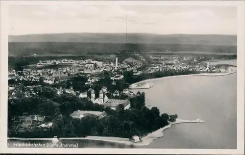 Ansichtskarte Friedrichshafen Luftbild 1940