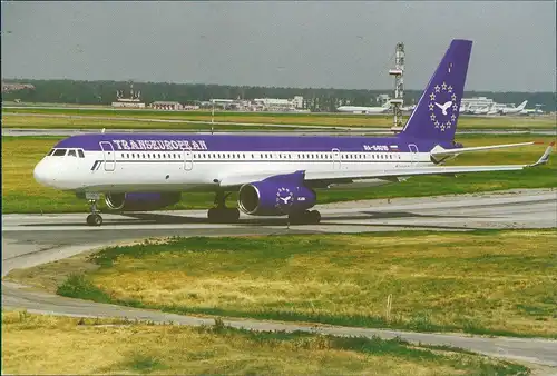 Самолет Ту204-100 Flugzeug Airplane Avion Transeuropean 1996