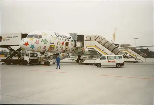 Flugzeug Airplane Avion Condor mit Sonderlackierung 1996 Privatfoto Foto