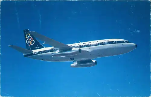 Ansichtskarte  BOEING 737-200 OLYMPIC AIRWAYS Flugzeug Airplane Avion 1973