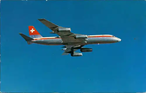 Ansichtskarte  SWISSAIR the Convair 990 Coronado Flugzeug Airplane Avion 1984