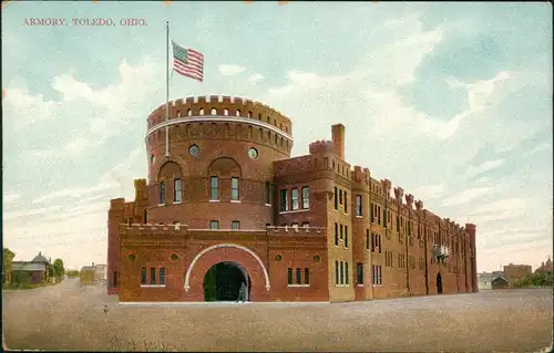 Postales Toledo Armory - Ohio 1912