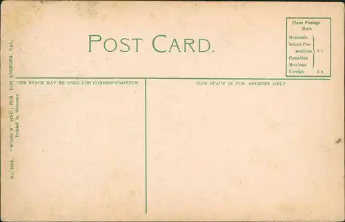 Postcard Santa Catalina Island California Water Front - USA 1911