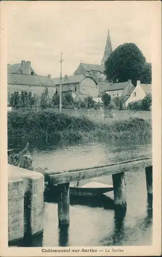 CPA Châteauneuf-sur-Sarthe La Sarthe 1918