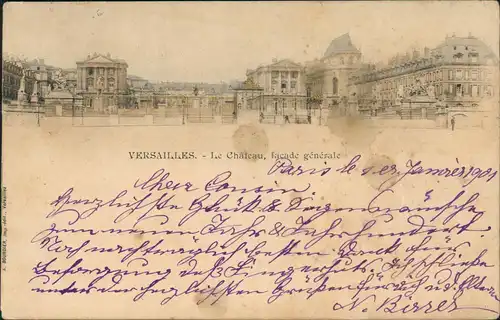 CPA Versailles Schloss Versailles 1901