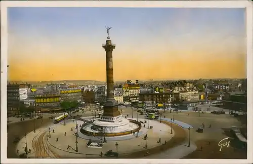 CPA Paris Place de la Paris - Stimmungsbild 1935