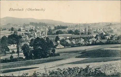 Ebersbach/Sa.-Ebersbach-Neugersdorf Stadtpartie, Fabrikanlage 1926