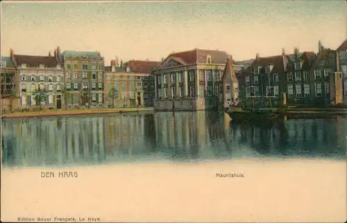 Postkaart Den Haag Den Haag Mauritshuis - Segelboot 1912