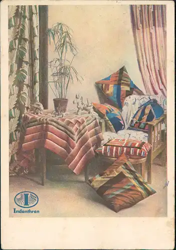 Reklame & Werbung Indanthren Chemieindustrie Textilfarbstoff 1939