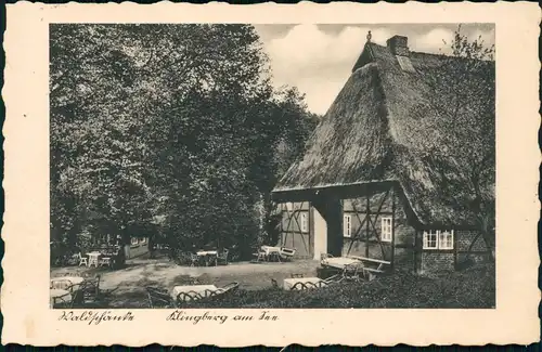 Ansichtskarte Pönitz-Scharbeutz Waldschänke Klingberg 1938