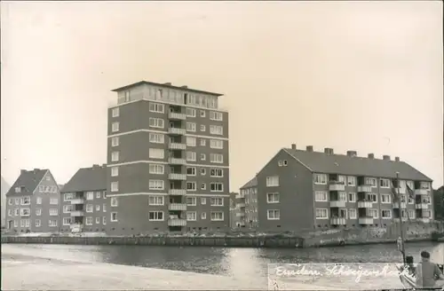 Ansichtskarte Emden Schreyers Hoek - Hochhäuser, Neubauten 1960