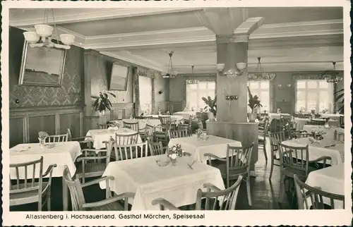 Altastenberg-Winterberg Gasthof und Pension Jos. Mörchen  Gaststätte 1952