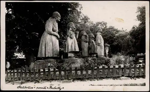 Ratiborschitz  Skalitz Ratibořice Česká Skalice pomnik Denkmal Babicky  1941