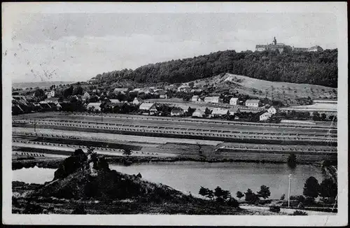 Kleinskal Malá Skála Zbiroh   Felder 1944  gel. Dt. Besetzung Stempel Pilsen