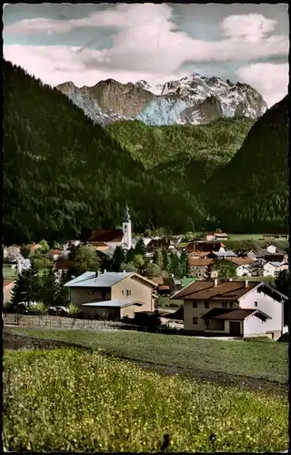 Ansichtskarte Inzell / Obb. Blick auf die Stadt - Color-Fotokarte 1965