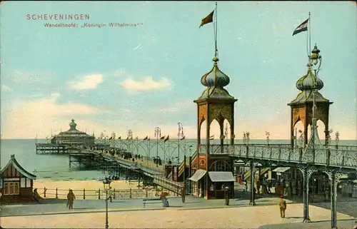Scheveningen-Den Haag Den Haag Wandelhoofd: "Koningin Wilhelmina" 1906