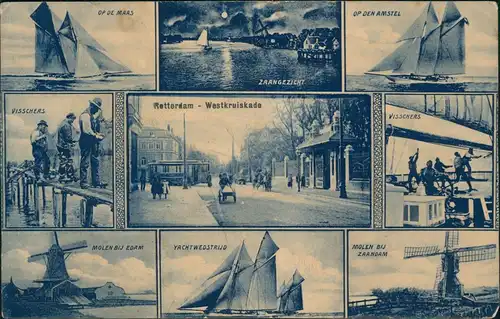 Rotterdam Rotterdam Zaangicht, Visschers, Westkruiskade - MB 1914